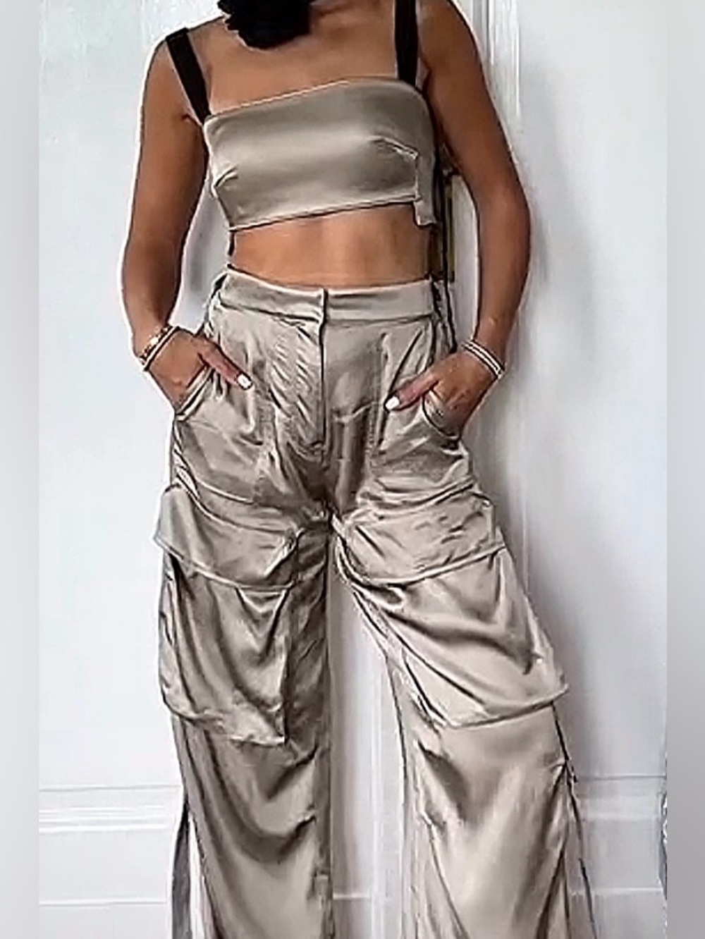 ZARA satin set NEW WITH TAGS